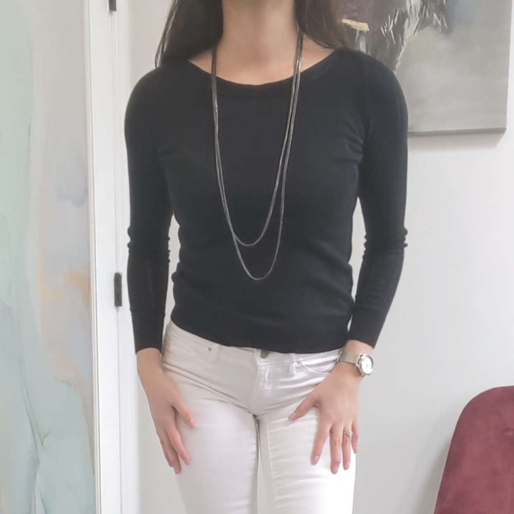 Banana Republic Black Sweater Size XXS